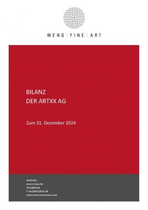 Deckblatt Bilanz Art Xx 2024